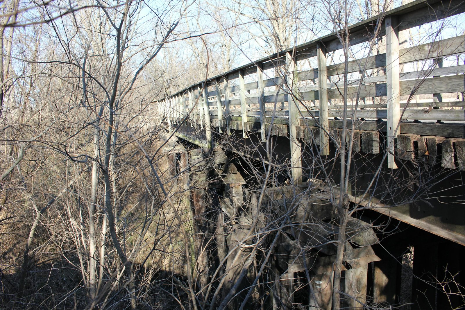 Looking north (railroad west)